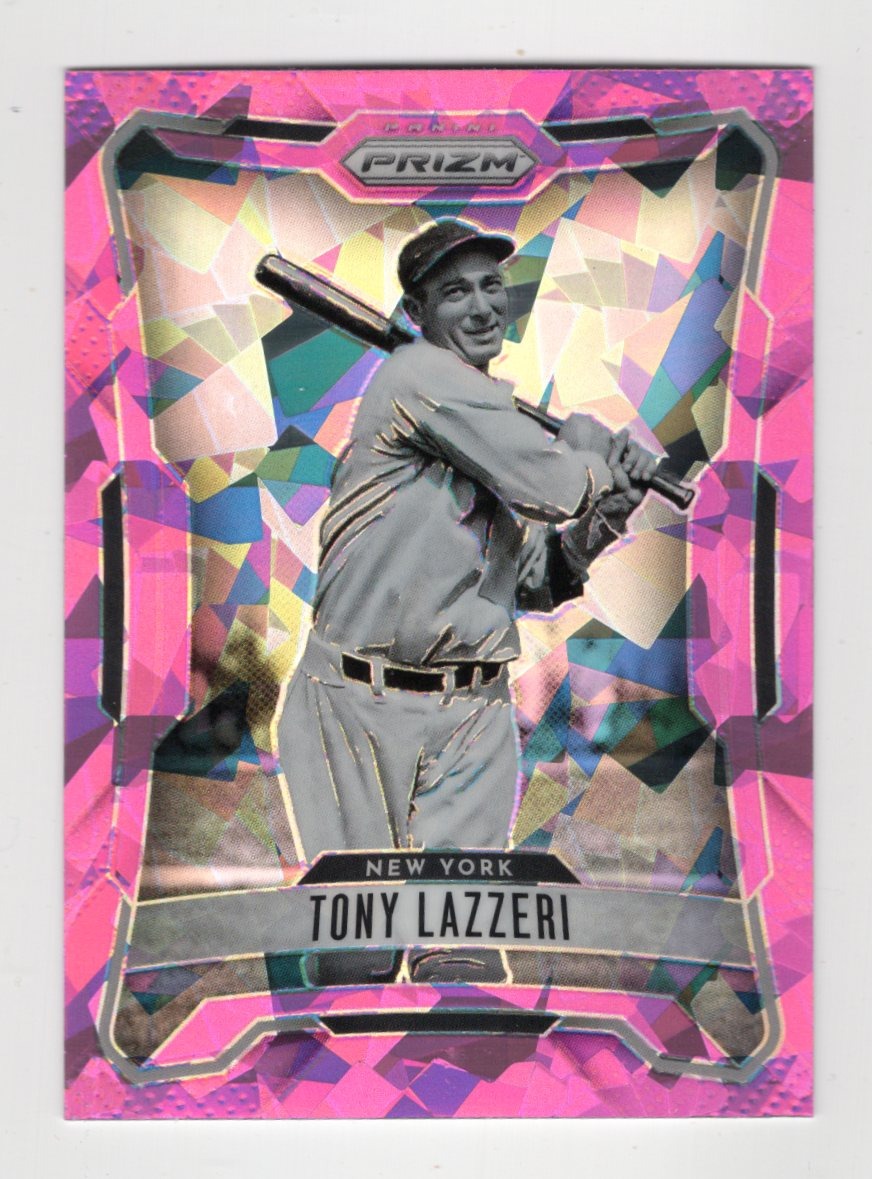 2026 Panini Prizm Tony Lazzeri Card Pink Ice Prizm HOF New York Yankees