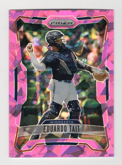 2026 Panini Prizm Eduardo Tait Card Pink Ice Prizm Minnesota Twins