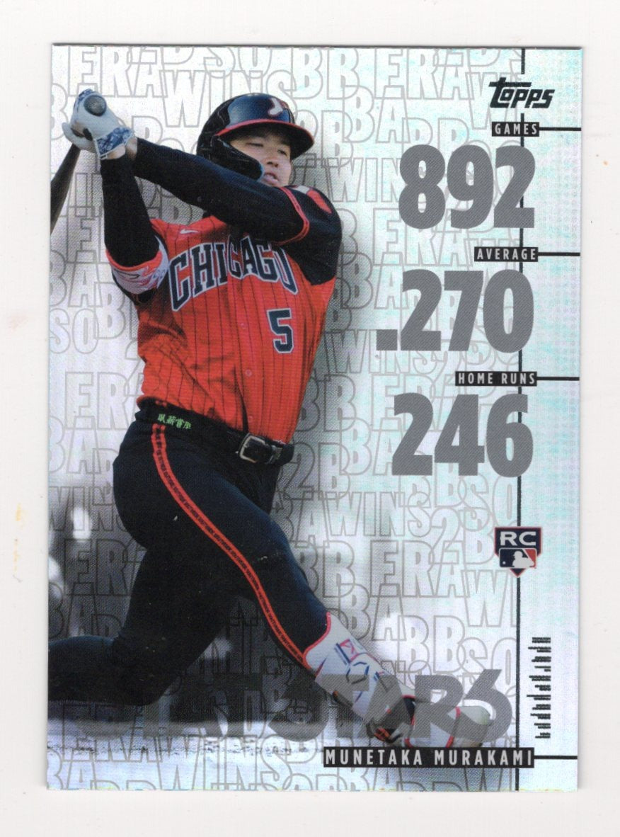 2026 Topps Update Munetaka Murakami Card Stat Stars Chicago White Sox