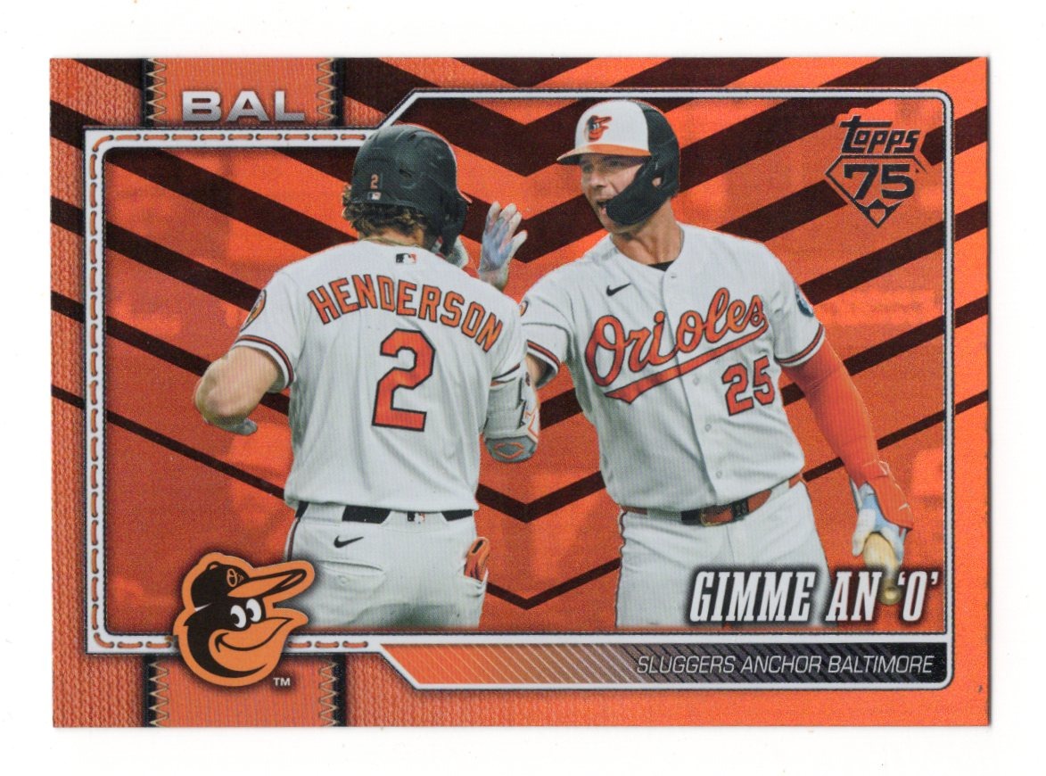 2026 Topps Update Gimme An 'O' Pete Alonso / Gunnar Henderson Holiday