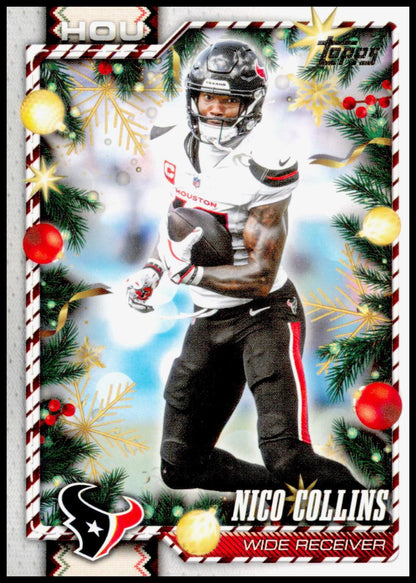 2026 Topps Holiday Nico Collins Card Houston Texans
