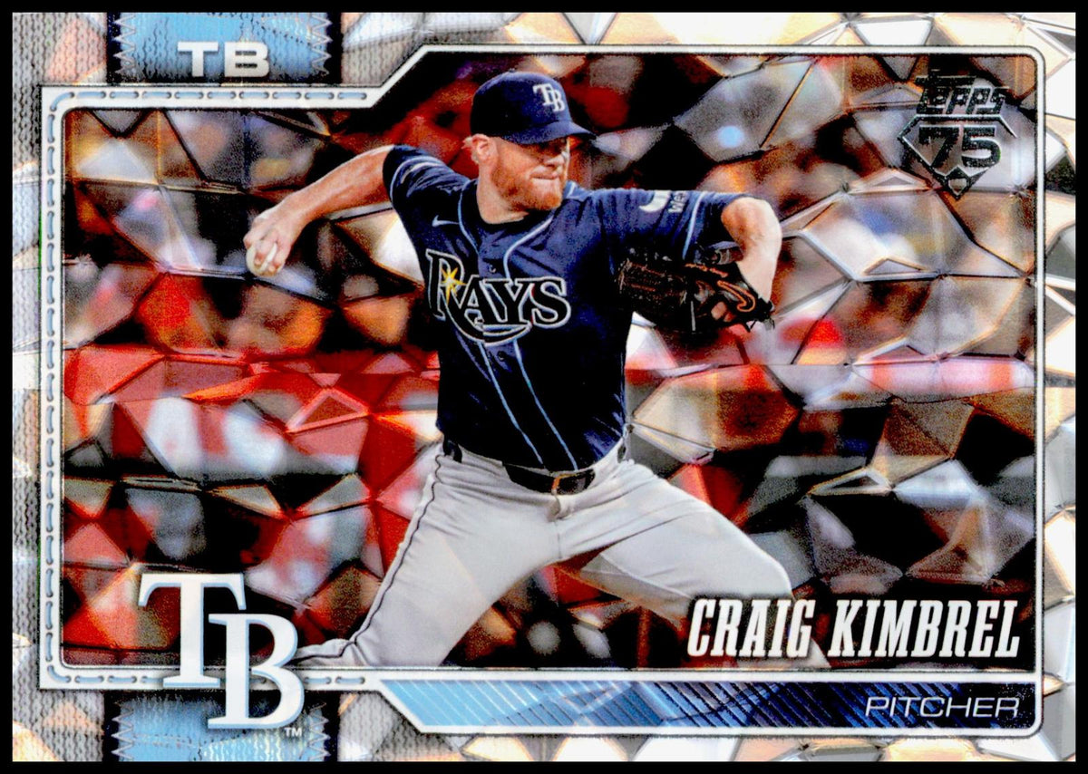 2026 Topps Update Craig Kimbrel Card Diamante Foil Tampa Bay Rays
