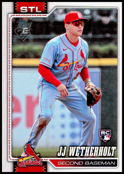2026 Topps Update JJ Wetherholt Card RC St. Louis Cardinals