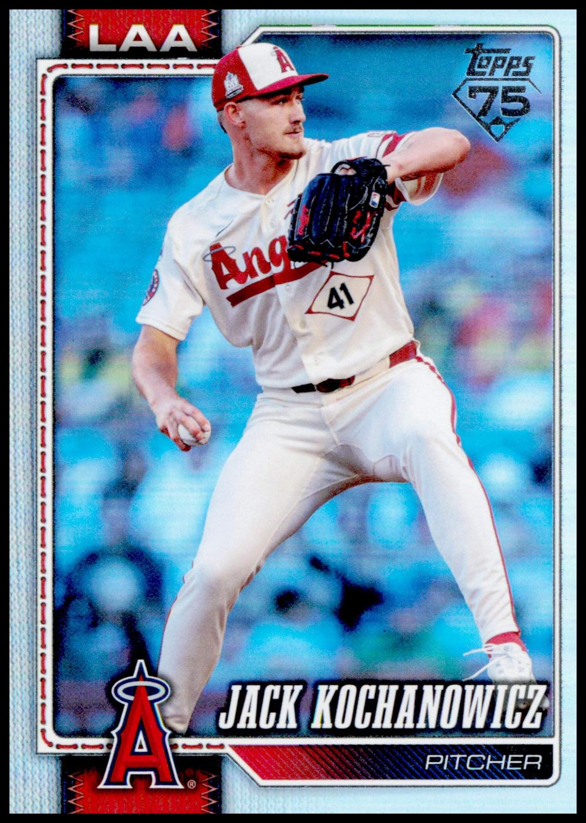 2026 Topps Update Jack Kochanowicz Card Los Angeles Angels