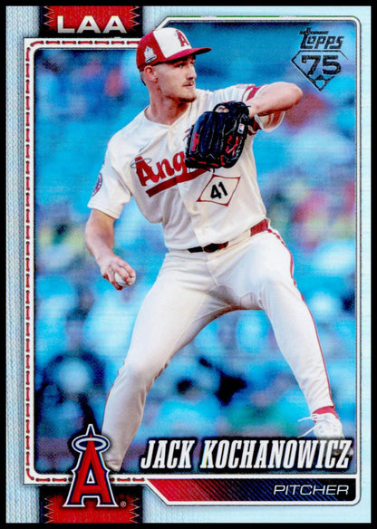 2026 Topps Update Jack Kochanowicz Card Los Angeles Angels