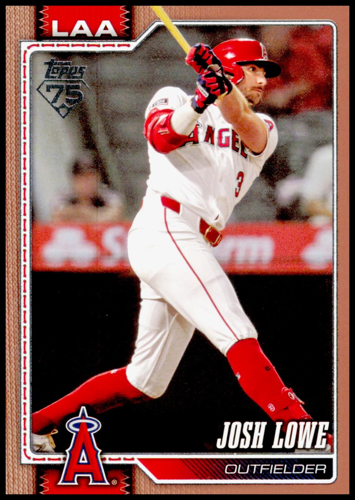 2026 Topps Update Josh Lowe Card Gold SN Los Angeles Angels