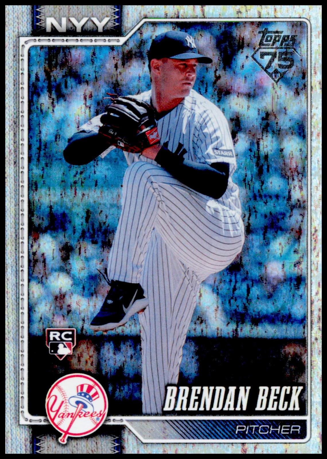 2026 Topps Update Brendan Beck Card Holo Foil RC New York Yankees