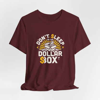 Dollar Sox Tee — "Don't Sleep" Vintage Money Graphic T-Shirt