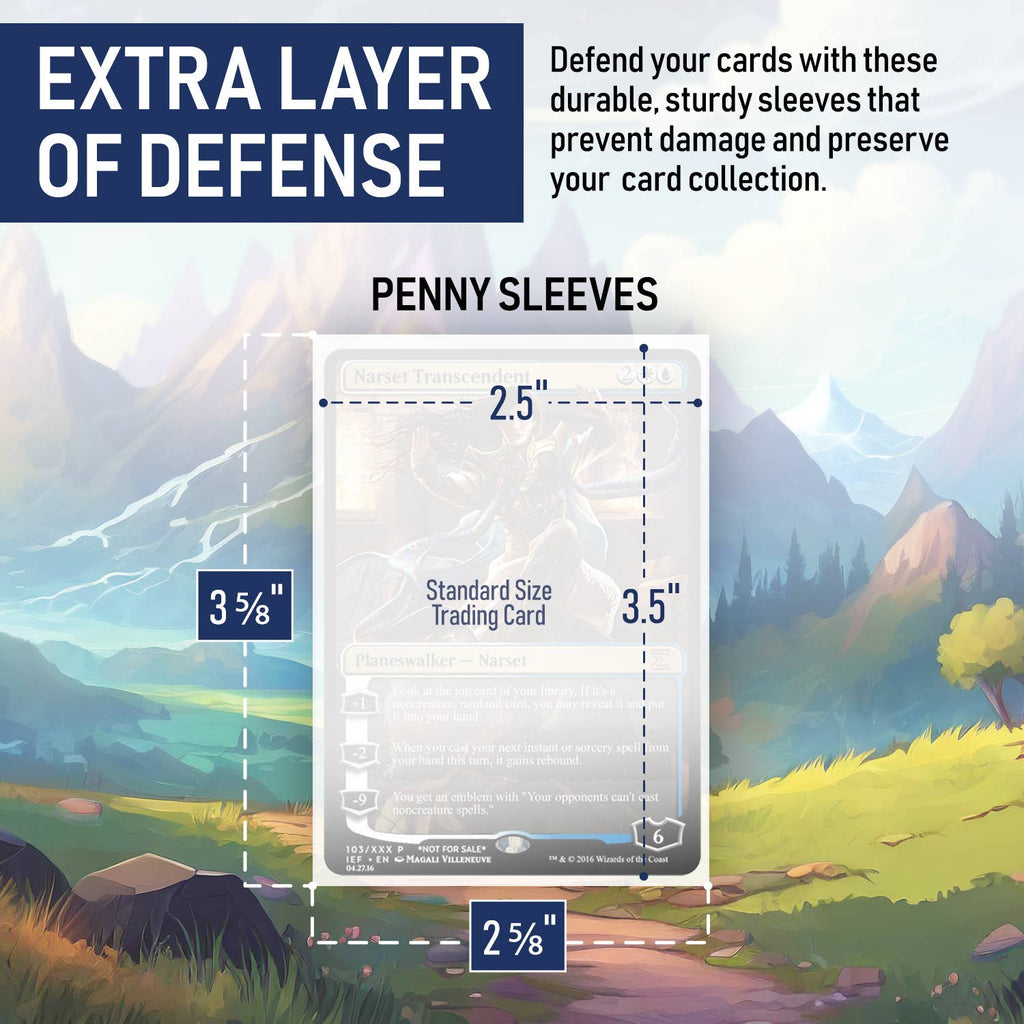 Premium Toploader & Sleeve Bundle (100ct) | Archival-Safe Protection for Standard Sports & TCG Cards - 20PT Thickness