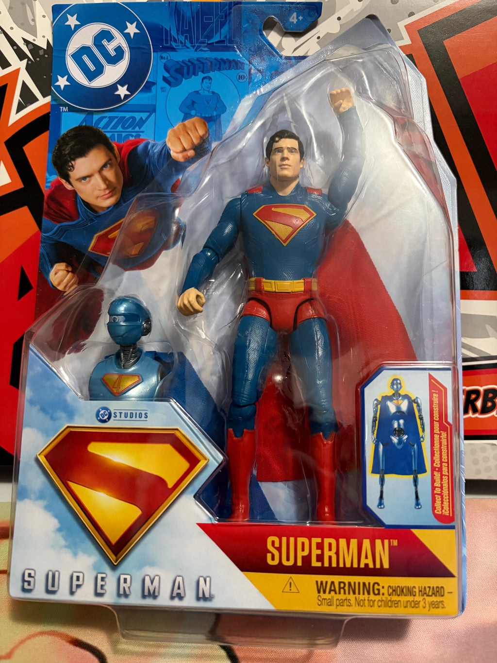 DC Studios Superman 6-Inch Action Figure – Spin Master Collect-to-Build Series