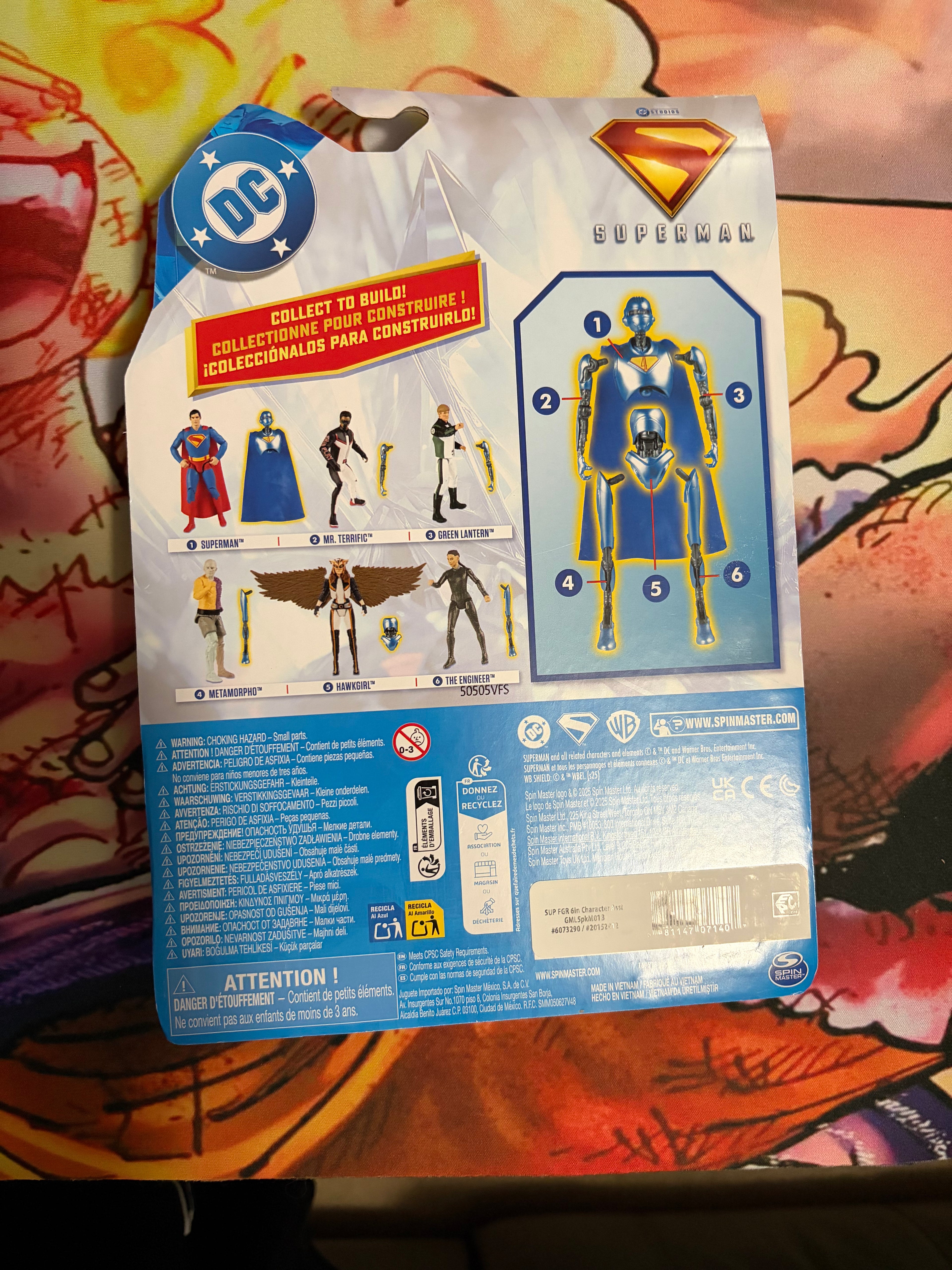 DC Studios Hawkgirl 6-Inch Action Figure – Spin Master Collect-to-Build Series