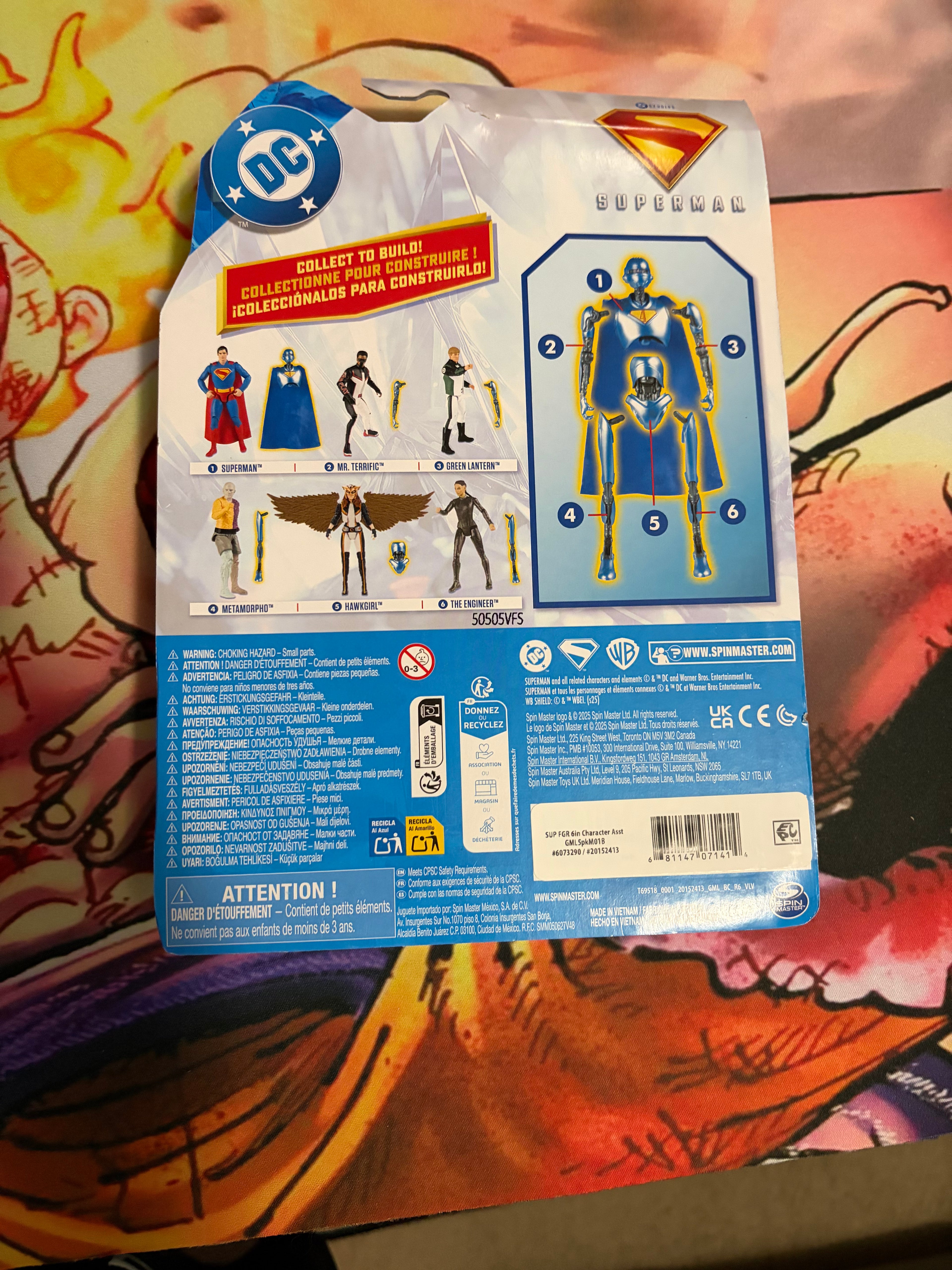 DC Studios Metamorpho 6-Inch Action Figure – Spin Master Collect-to-Build Series