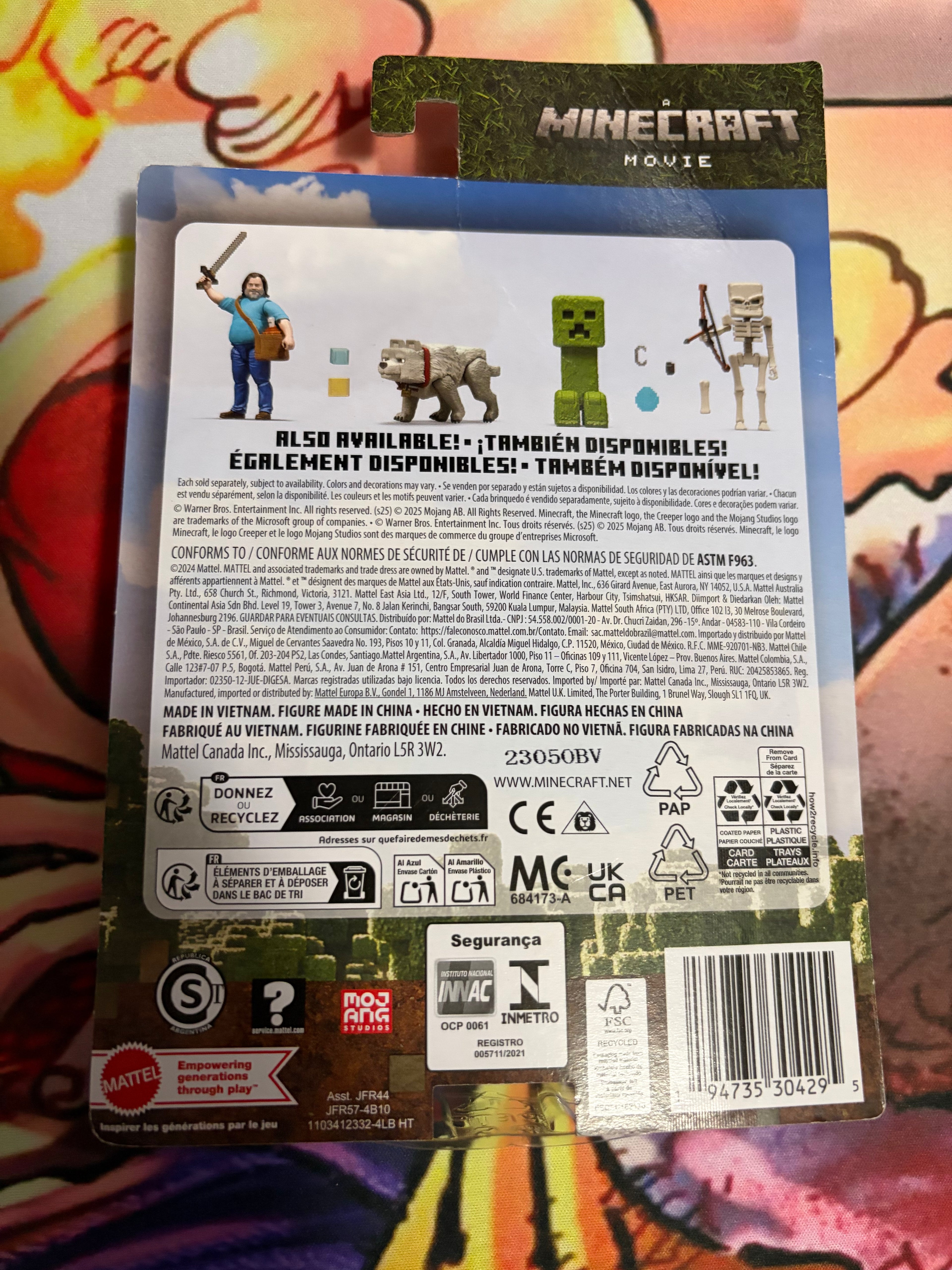 A Minecraft Movie Steve 6-Inch Action Figure – Mattel Movie Series with Accessories