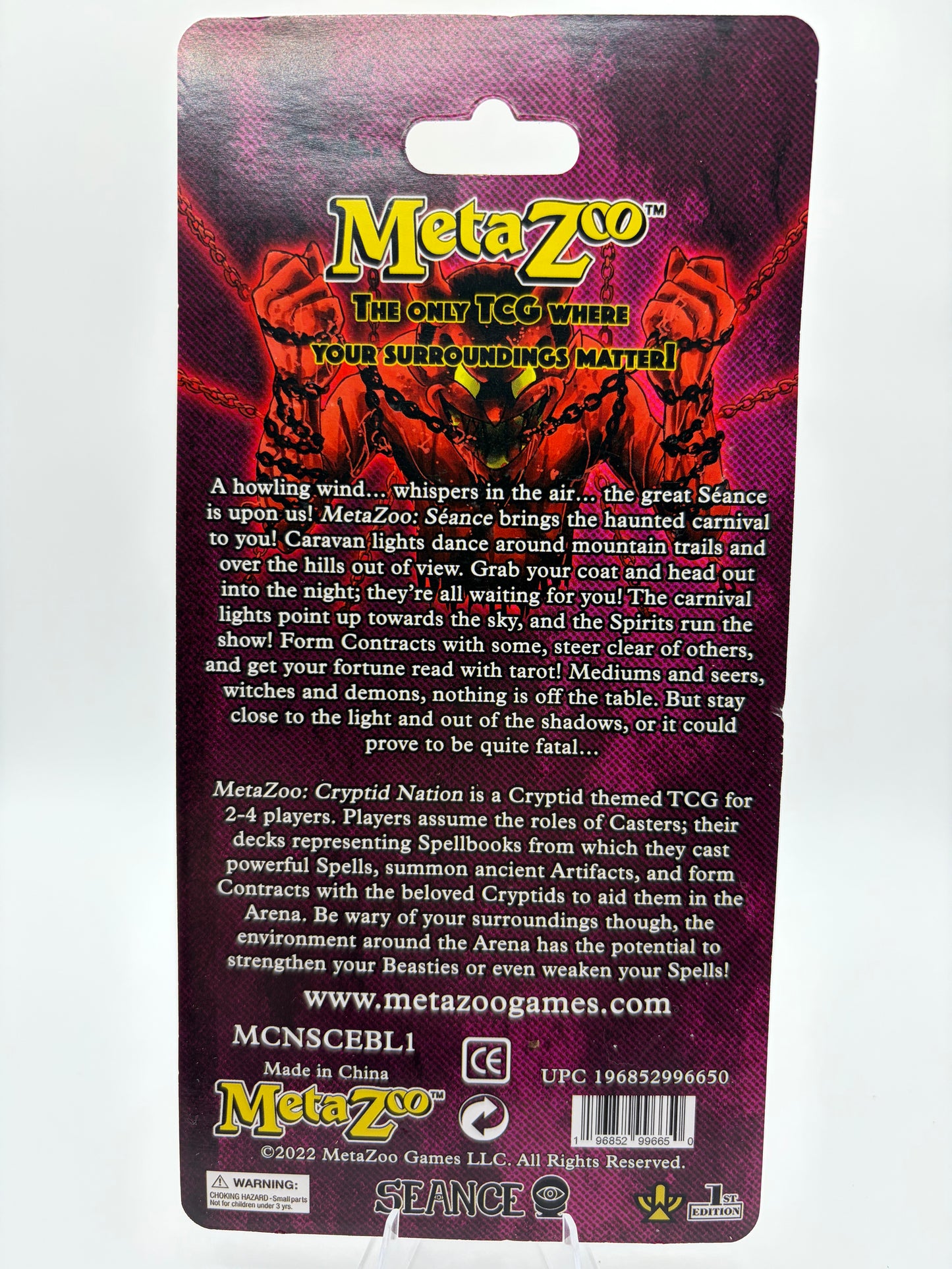 MetaZoo Seance 1st Edition Blister Pack Sealed Ghosts of the Sloss Furnaces