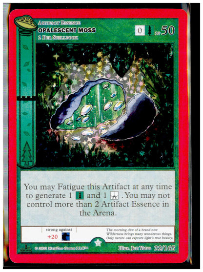 Opalescent Moss 032/165 Gold UFO First Edition MetaZoo Near Mint