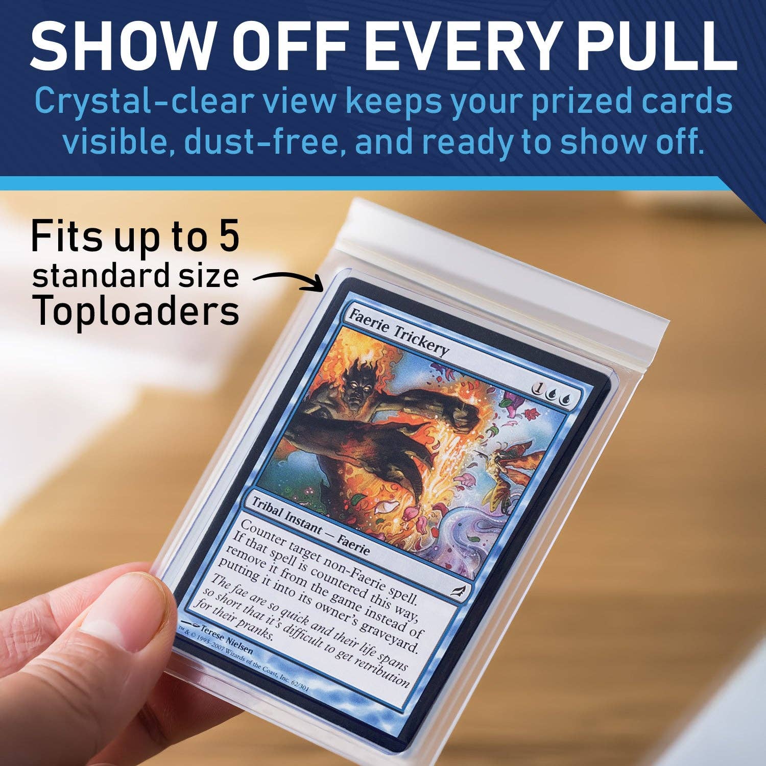 500 Pack Resealable Team Bags for Toploaders & Mags - Clear Adhesive Card Sleeves for Sports & TCG