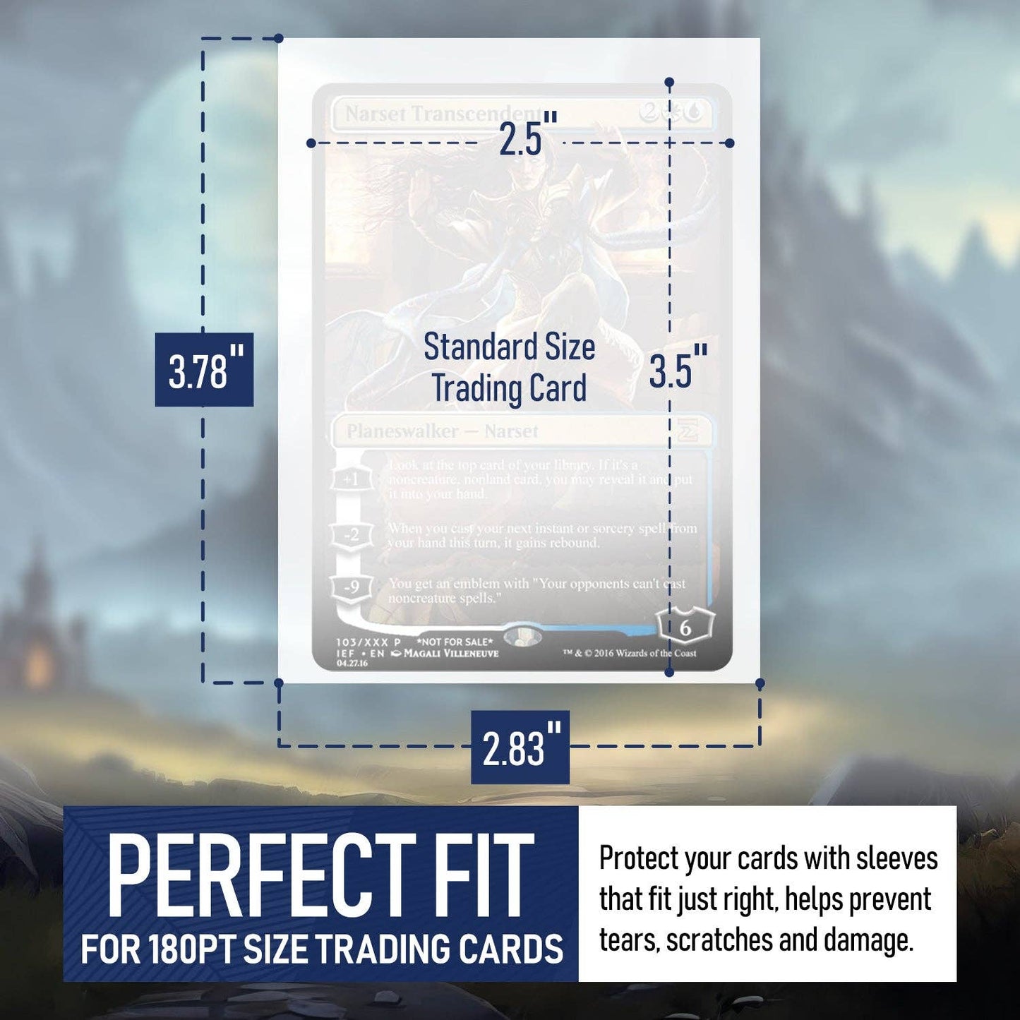 100 Count - 180PT Thick Penny Sleeves For Memorabilia Cards | Archival-Safe Soft Protection